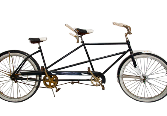 vintage tandem bike
