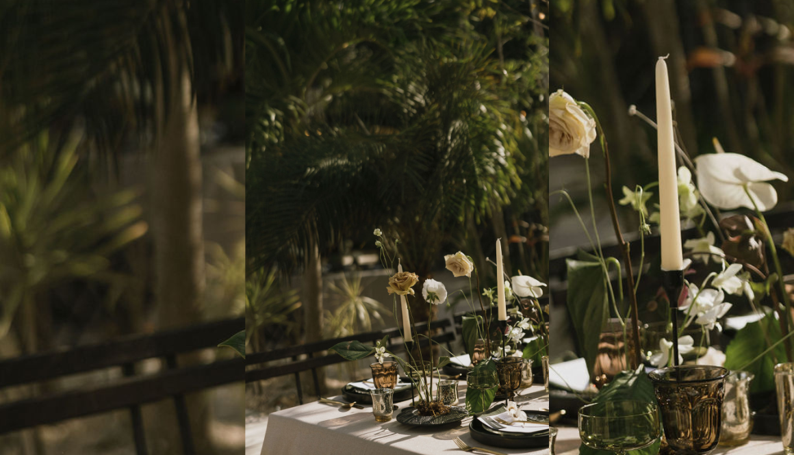 Earthy + Tropical Tulum Reception | Kima Tulum