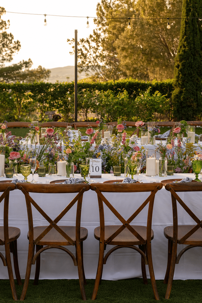 A Garden Wedding Among the Vines